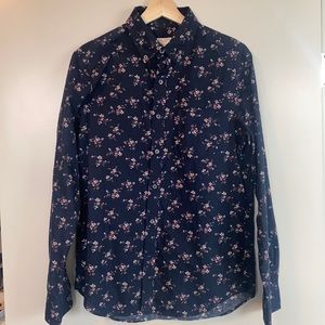 Club Monaco floral dress shirt